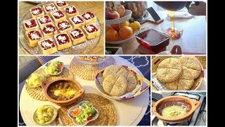 يوميات إمرأة : خبز الشعير كيكات مربعة و استعمال الطاجين اول مرة English Subtitles