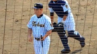 東海大甲府・シートノック(2012年秋季 山梨県大会)