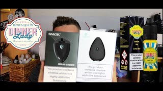 Dinner Lady SALT NIC Lemon Tart 20mg + Suorin Drop and SMOK Rolo Badge Review | 510 Vaping