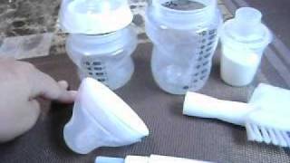 tommee tippee  closer to nature bottle REVIEW / DEMO  watch baby latch on quickly