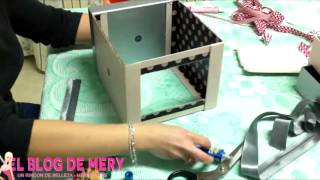 [VIDEOTUTORIAL] Organizador de maquillaje con las cajitas de belleza.