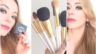 мой макияж на вечеринку / косметические любимчики  /кисточки