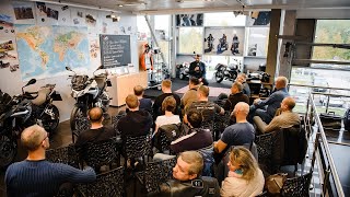 Настоящий мотоциклист в гостях у настоящего дилера BMW Motorrad.