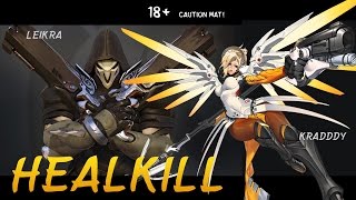 Когда твоя девушка играет с тобой в Overwatch | gameplay 18+