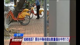 iBike建置 原台中縣租借站數量僅台中巿3分之1 20170905公視晚間新聞