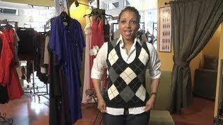 How to Wear an Argyle Cropped Sweater : Style Tips & Clothing Care