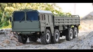 Cross RC MC8 8x8 Unboxing - MAN KAT 8x8 - Military Truck