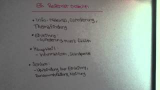 Ein Referat erstellen - Vortrag halten / erstellen
