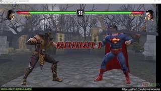 Xenia Xbox 360 Emulator - Mortal Kombat vs DC Universe ingame! (dcd71c1/Jun 19 2016)