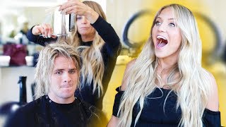 I finally cut all my hair off... (Surprising my wife)