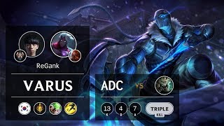 Varus ADC vs Rengar - KR Challenger Patch 9.10