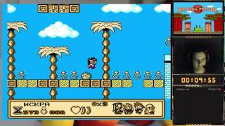 Banana Prince прохождение 100% | Игра на (Dendy, Nes, Famicom, 8 bit) 1991. Live cтрим HD [RUS]