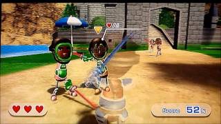 Wii Sports Resort - Swordplay Showdown ALL LEVELS