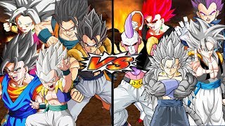 Fusions Mastered Ultra Instinct VS Fusions Dragon Ball AF | Dragon Ball Z Budokai Tenkaichi 3
