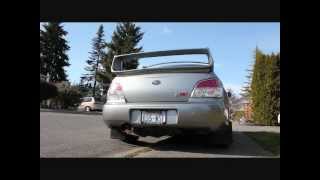 2007 Subaru STI Invidia N1 Race Exhaust and Invidia V2 DP