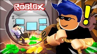 ROBLOX NOOB VYKRADL BANKU, PODAŘÍ SE MU UTÉCT? (Roblox: Bank Obby)