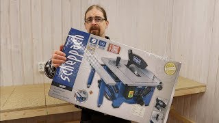 Scheppach HS80 Table Saw Unboxing