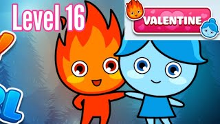 LuckyBoy And PrettyGirl Level 16 Valentine Android Crystal Temple Maze Walkthrough