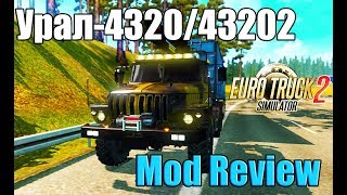 ETS2 [v1 28]URAL 4320 Mod Review|Euro Truck Simulator 2 Урал 4320 43202 MOD