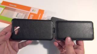Чехол книжка для смартфона Samsung Galaxy Alpha Ecostyle Shell обзор