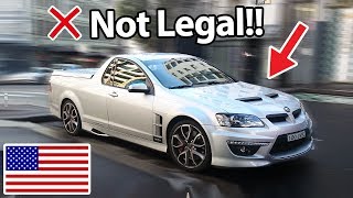 6 Cars Banned In America!! :(