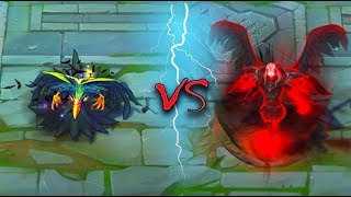 SWAIN ALL SKINS Old VS New Comparison Rework - League of Legends