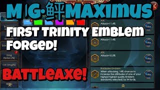 Legacy Of Discord - “BattleAxe” MاG·鲆Maximus Gets first Trinity Emblem!