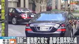 頂新二董魏應交嫁女 晶華低調席開55桌
