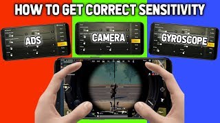 HOW TO GET YOUR CORRECT SENSITIVITY ON PUBG MOBILE
