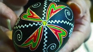 Learn How to Dye & Color Easter Eggs - Decorate Ukrainian Ukraine Pysanky Pysanka Beginner Egg