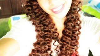 Straw Curls Method 5 No heat Spiral Curls Plus an Update