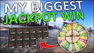 16,000 SCRAP JACKPOT at the BANDIT CAMP CASINO! - Rust Solo #5