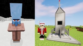 ماين كرافت : رحلة رهيبة الـى الفضاء ؟!!