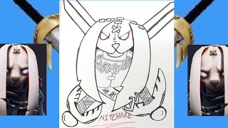 Easy Way To Draw Nitehare Fortnite Skin