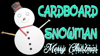 How To Make A Snowman From Cardboard