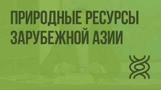 Природные ресурсы Зарубежной Азии. Видеоурок по географии 10 класс