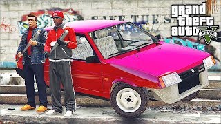 РЕАЛЬНЫЕ ПАЦАНЫ В GTA 5 - ЕДЕМ НА ДЕЛО НА ДЕВЯТКЕ И ПРИОРЕ! ⚡ГАРВИН