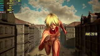 ATTACK ON TITAN 2 AMD FX 6300 + GTX 1050Ti