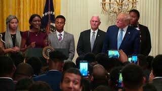 Watch Ethiopian Woman Pray For President Trump At The Young Black Leadership Summit 2019  10-04-2019