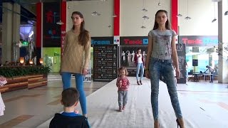 Киев День#6 идем в Экзоленд/ Катя на подиуме как модель