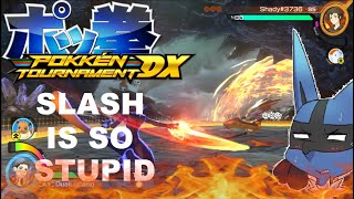 AEGISLASH IS SO STUPID Pokken 3V3 vs Shady (Aegislash, Mewtwo, Sceptile)