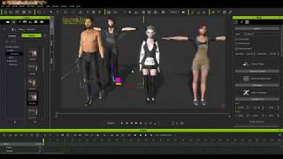 Free Iclone characters. 10 males and 5 females.