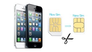 iPhone 5: How To Convert Micro SIM Card into Nano SIM Card