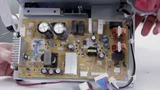 DLP TV Repair - No Picture, No Power - Replacing Power Supply in Mitsubishi, Samsung, & Toshiba