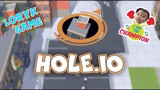 Я СЪЕЛ ЦЕЛЫЙ ГОРОД в Hole.io!!! Как кушать робота в необычном городе! :) #игры