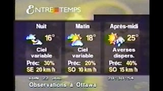 The Weather Network and Météo Média - July 22nd, 1996