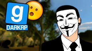 MON PÈRE SUR TRUST AVEC SON MASQUE ANONYMOUS MDR ! GMOD DarkRP