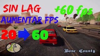 Como Aumentar los FPS y Quitar El Lag  de Gta Sa Samp 2020