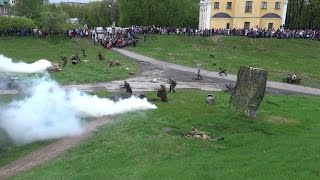 Реконструкция боя Великой Отечественной Войны, г.Рязань 9 мая 2017 г.