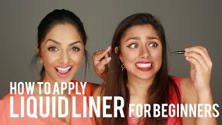 How to Apply a Liquid Liner Cat Eye for Beginners with Michelle Khare